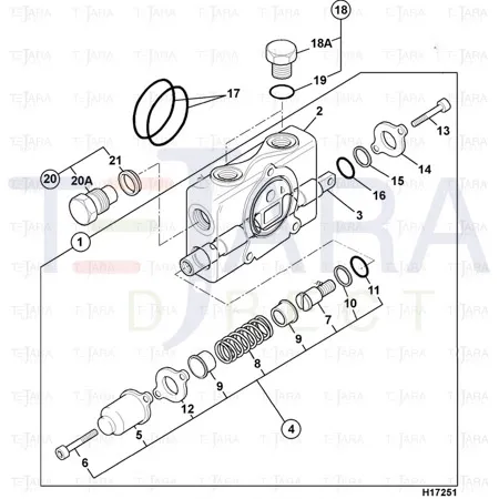 JCB Part No.# 25/607235, SEAL - JCB Spare Parts