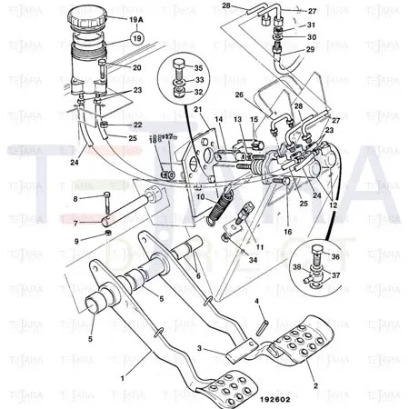JCB Part No.# 814/00388, TENSION SPRING - JCB Spare Parts