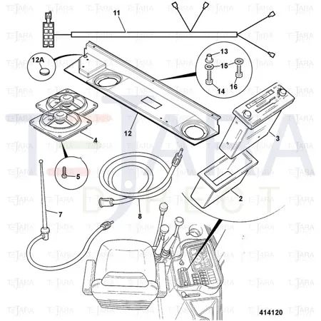 JCB Part No.# 826/01524, SCREW SELFTAP - JCB Spare Parts