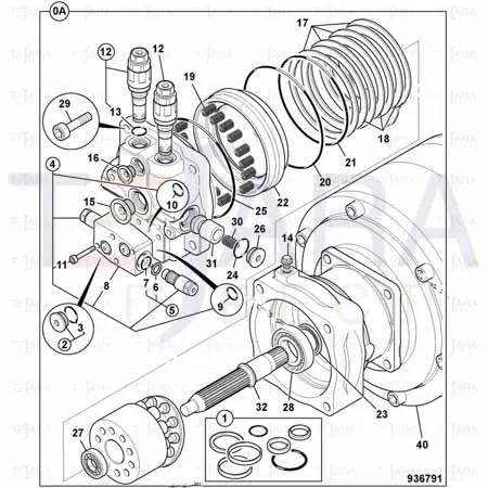 JCB Part No.# 332/D6876, Plate friction bra - JCB Spare Parts