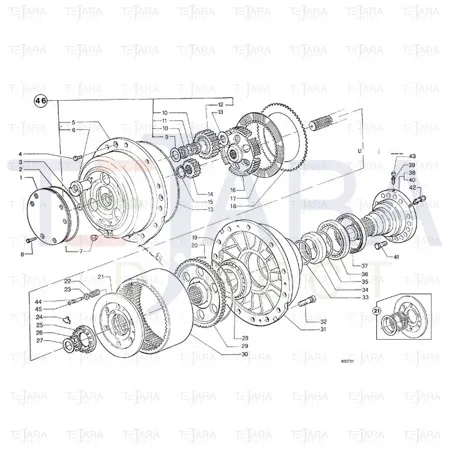 JCB Part No.# 10/906488, SHIM PRESSURE PLATE - JCB Spare Parts