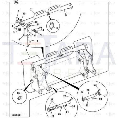 JCB Part No.# 1315/3712Z, BOLT M16x50 - JCB Spare Parts