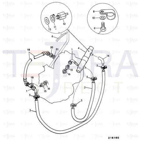 JCB Part No.# 823/00264, SEALING WASHER - JCB Spare Parts