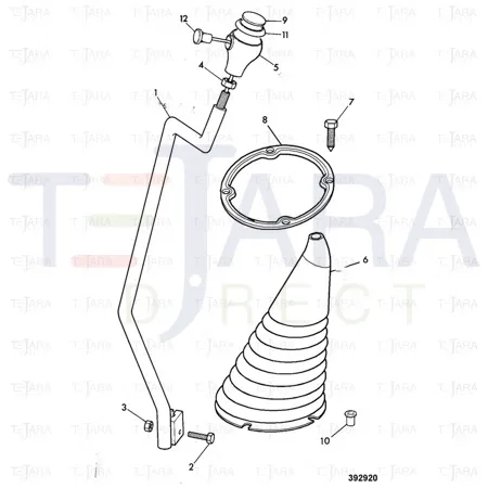 JCB Part No.# 331/25683, GAITER GEARLEVER - JCB Spare Parts