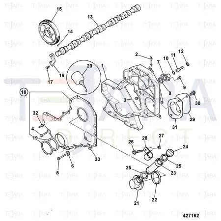 JCB Part No.# 02/911575, Gasket liquid - JCB Spare Parts