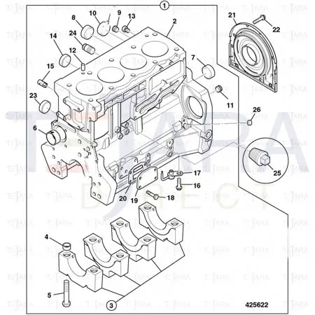 JCB Part No.# 02/202907, Plug - JCB Spare Parts