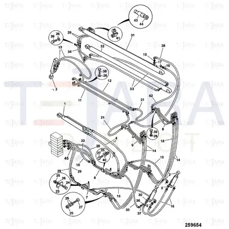 JCB Part No.# 816/50121, ADAPTER - JCB Spare Parts