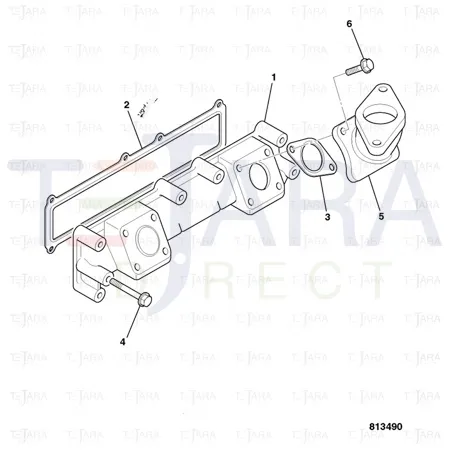 JCB Part No.# 02/940102, Gasket - JCB Spare Parts