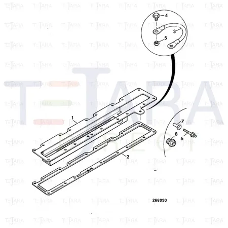 JCB Part No.# 02/910601, GASKET - JCB Spare Parts