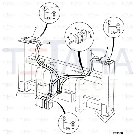 JCB Part No.# 25/206700, CHECK VALVE STAB L - JCB Spare Parts