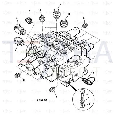 JCB Part No.# 25/976602, KIT-SEAL - JCB Spare Parts