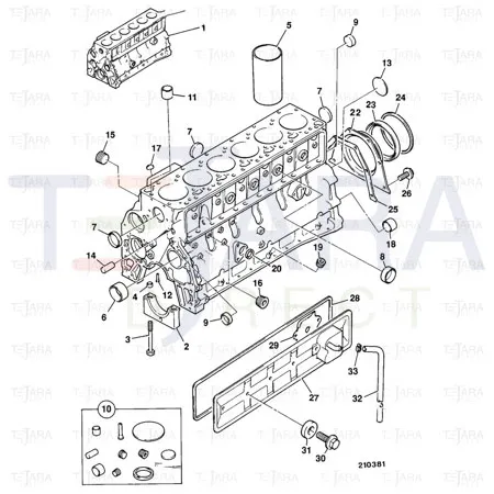 JCB Part No.# 02/910002, BUSH - JCB Spare Parts