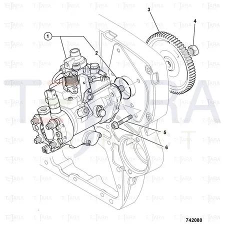 JCB Part No.# 320/07063, STUD.M8x1.25-FIP(KANBAN) - JCB Spare Parts