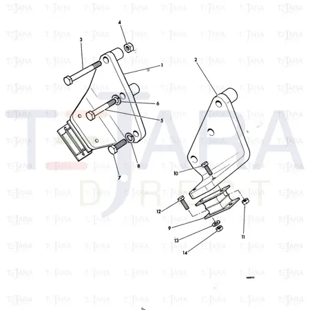 JCB Part No.# 331/21988, RESILIENT MOUNTING - JCB Spare Parts