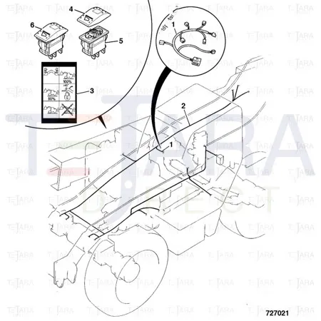 JCB Part No.# 701/58916, (P) ACTUATOR - LOAD CONTROL - JCB Spare Parts