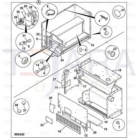 JCB Part No.# 30/927148, Relay - JCB Spare Parts