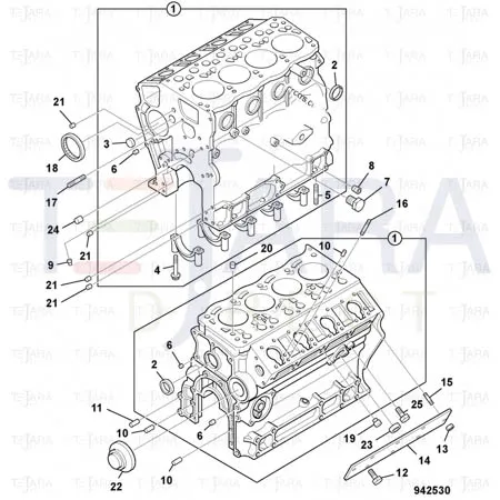 JCB Part No.# 02/801791, Plug - JCB Spare Parts