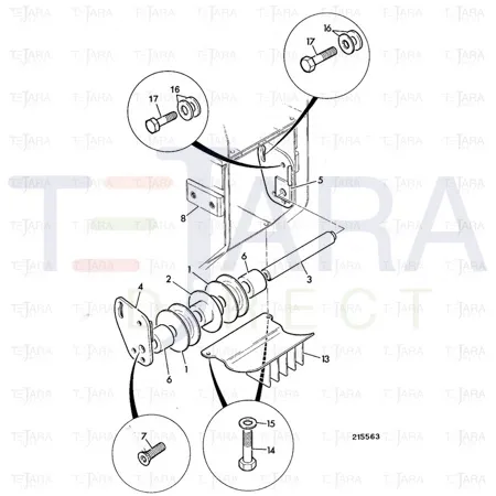 JCB Part No.# 158/30475, SPACER - JCB Spare Parts