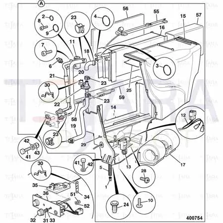 JCB Part No.# 923/10100, SS.P.N701/58726 SWITCH BINARY - JCB Spare Parts