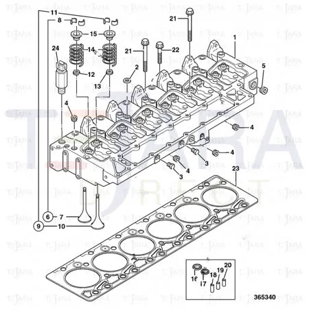 JCB Part No.# 02/911044, BOLT - JCB Spare Parts