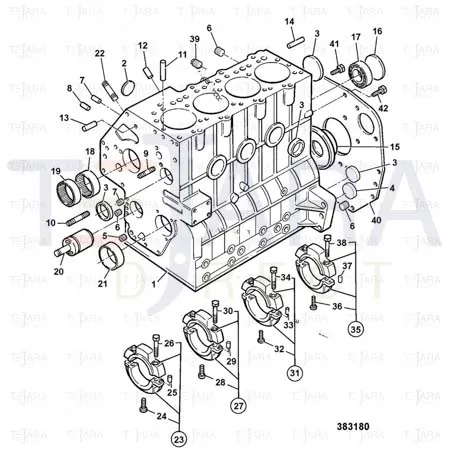 JCB Part No.# 02/634002, BEARING NEEDLE - JCB Spare Parts