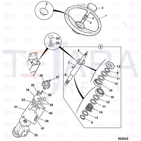 JCB Part No.# 821/10212, RING - JCB Spare Parts