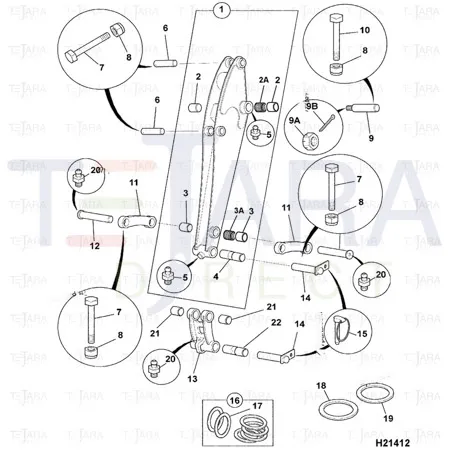 JCB Part No.# 232/32001, BUSH NYLON - JCB Spare Parts