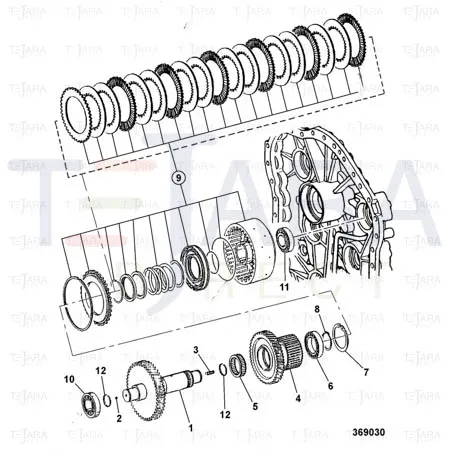 JCB Part No.# 04/600236, BEARING - JCB Spare Parts