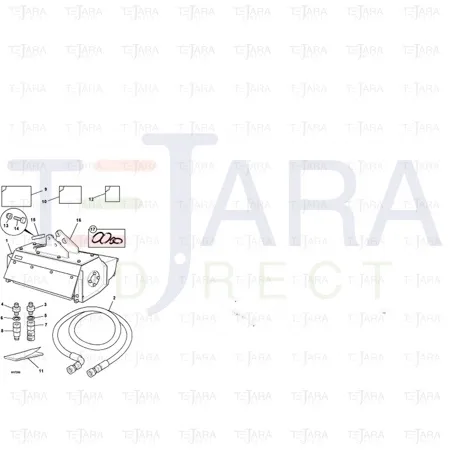 JCB Part No.# 45/910400, COUPLING QR FEMALE F9 - 1/2BSP - JCB Spare Parts