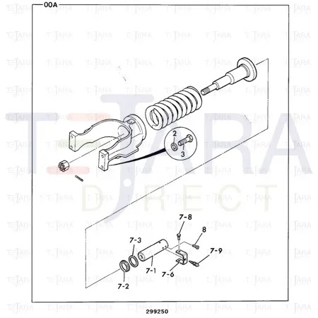 JCB Part No.# JRA0233, VALVE CHECK - JCB Spare Parts