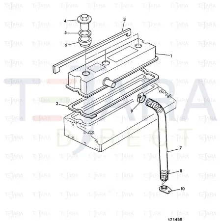 JCB Part No.# 02/201293, COVER - JCB Spare Parts