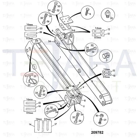 JCB Part No.# 1315/0508Z, SET SCREW M12x30 - JCB Spare Parts