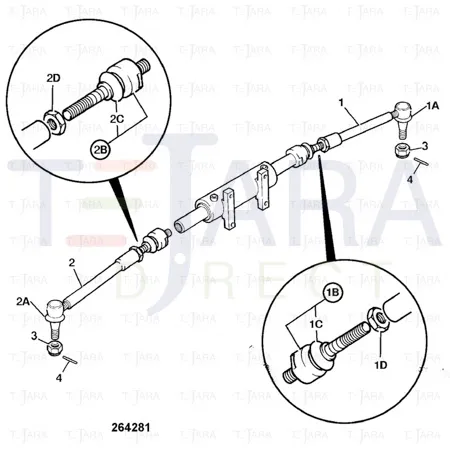 JCB Part No.# 123/07855, GAITOR - JCB Spare Parts