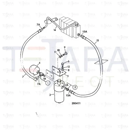 JCB Part No.# 32/925406, FILTER PRESSURE - JCB Spare Parts