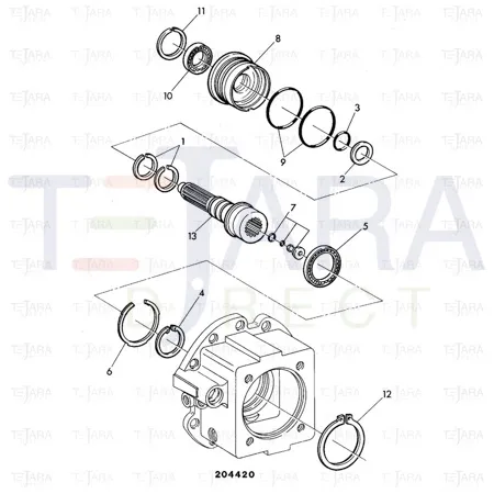 JCB Part No.# 10/907510, O RING - JCB Spare Parts