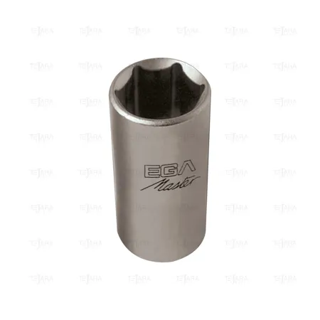SOCKET WRENCH 1/2" - 11/16" LONG SERIE INOX (6 EDGES) - EGA Master