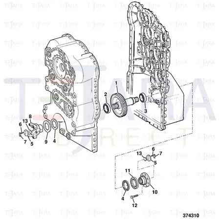 JCB Part No.# 04/600444, Cover - JCB Spare Parts