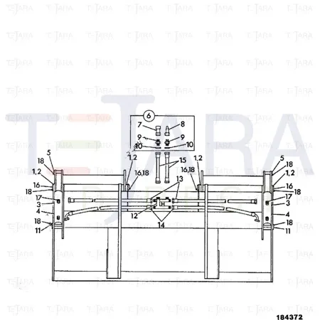 JCB Part No.# 612/24100, HOSE 3/8BSP 1280mm - JCB Spare Parts