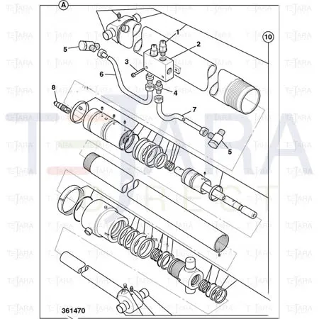 JCB Part No.# 25/220743, VALVE COUNTERBALAN - JCB Spare Parts