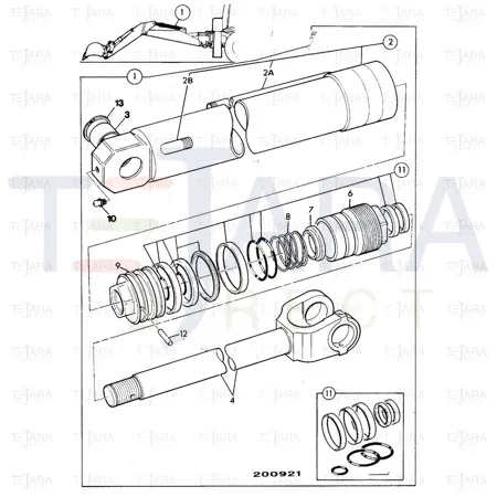 JCB Part No.# 559/00104, SPRING(KANBAN) - JCB Spare Parts