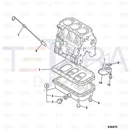 JCB Part No.# 02/971347, Seal - JCB Spare Parts