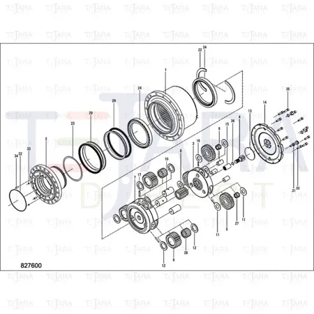 JCB Part No.# 550/43584, Pin Parallel - JCB Spare Parts