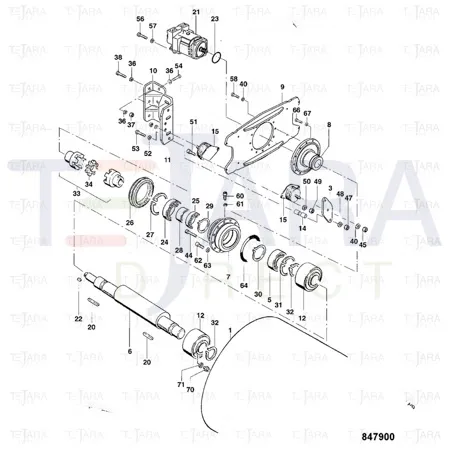 JCB Part No.# 2305/00130, RING - JCB Spare Parts