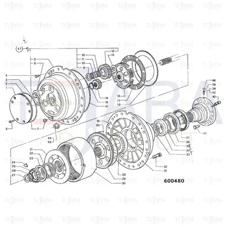 JCB Part No.# 10/906584, RING SNAP - JCB Spare Parts
