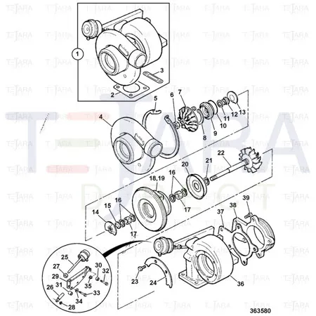 JCB Part No.# 02/910171, GASKET - JCB Spare Parts