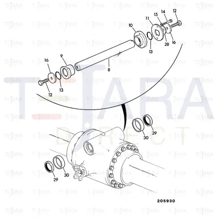 JCB Part No.# 811/60034, PIN - JCB Spare Parts