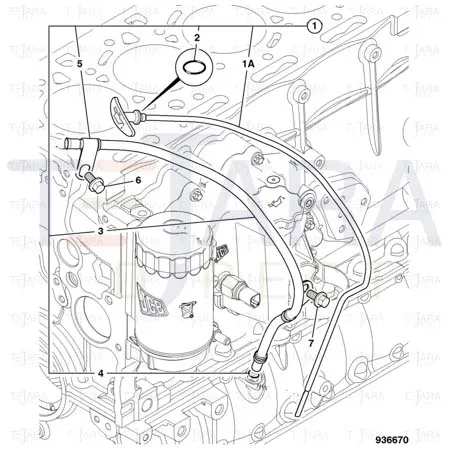 JCB Part No.# 332/C1114, DIPSTICK ASSY - LONG ABI - JCB Spare Parts
