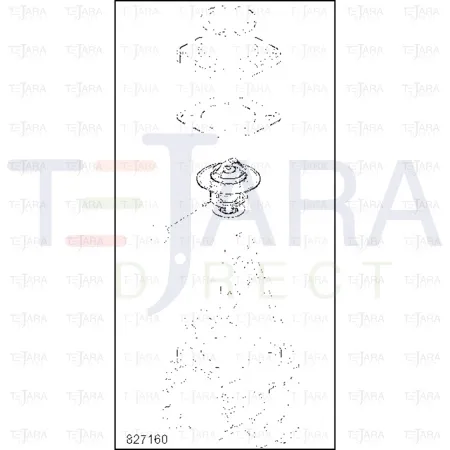 JCB Part No.# 332/Y3293, THERMOSTAT - JCB Spare Parts