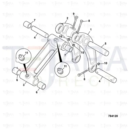 JCB Part No.# 808/00383, BUSH - JCB Spare Parts