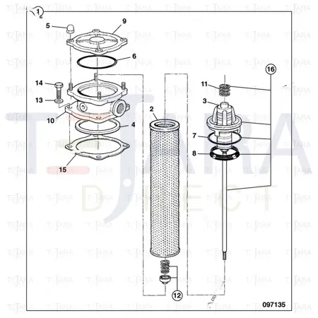 JCB Part No.# 32/925294, Nut flange - JCB Spare Parts